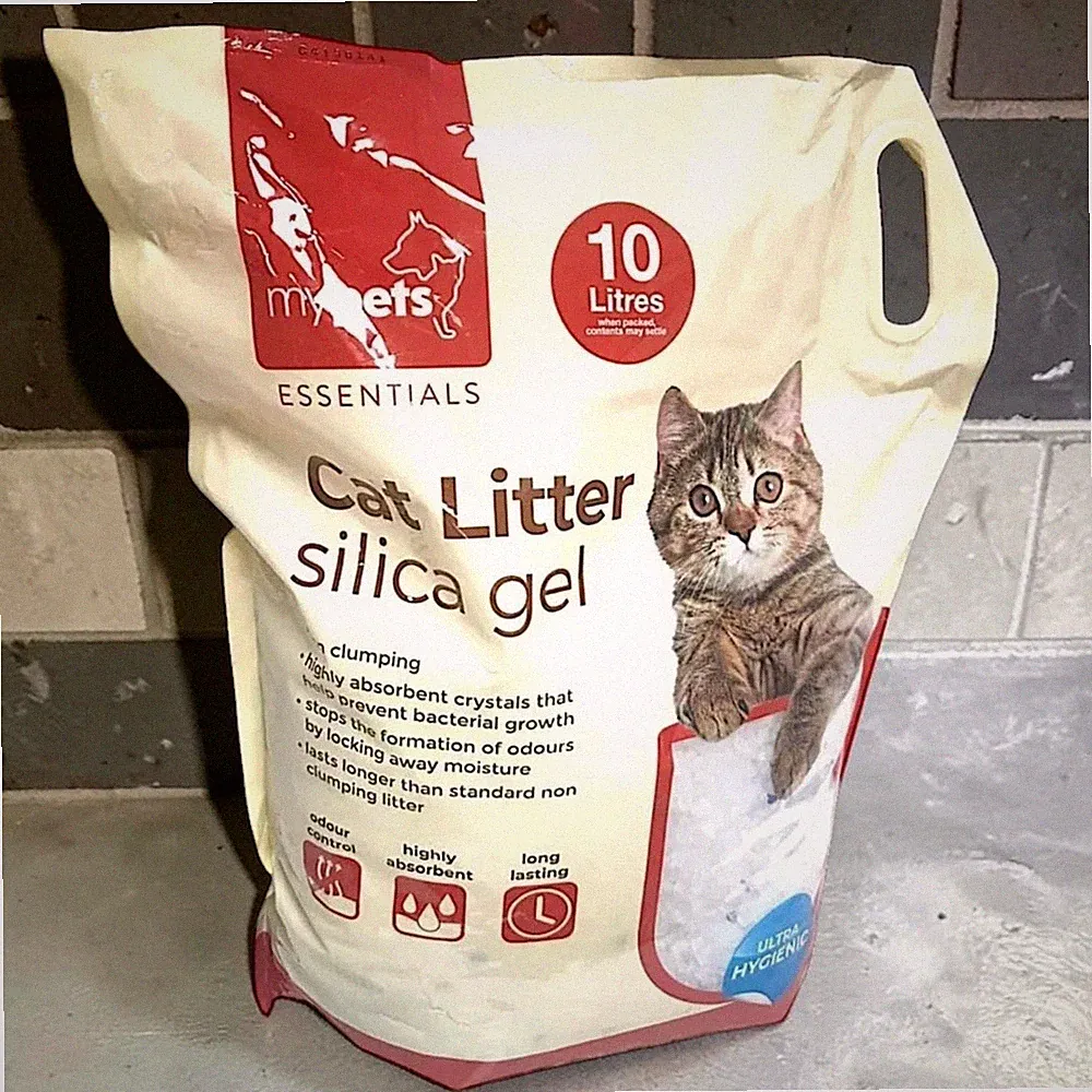 10L Silica Gel Katzenstreu Kristalle klumpfrei Geruchskontrolle Staubfrei