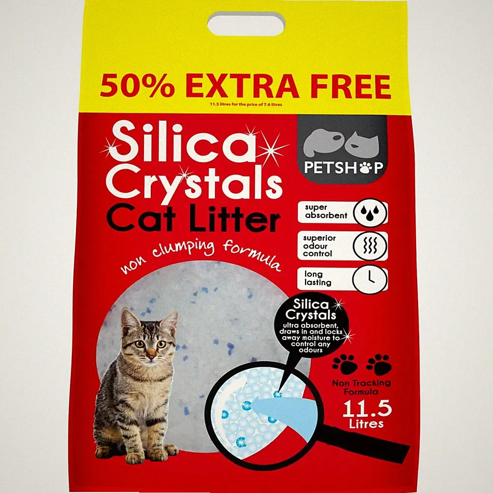 11,5 Liter Silica Crystal Diamonds Gel klumpfrei Katzenstreu 4,5 kg Big Bag