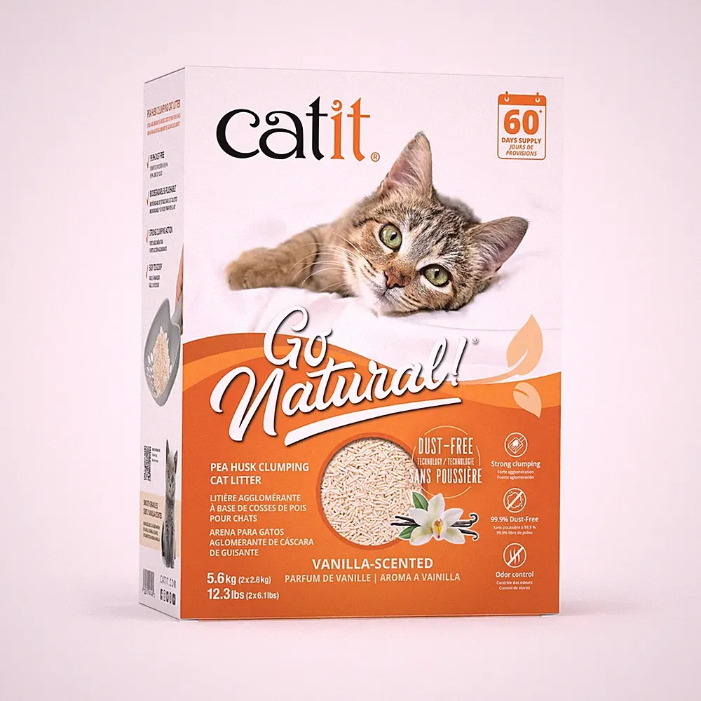 14 L. klumpendes Katzenstreu, Klumpstreu Catit Natural Streu Pelletstreu 44144