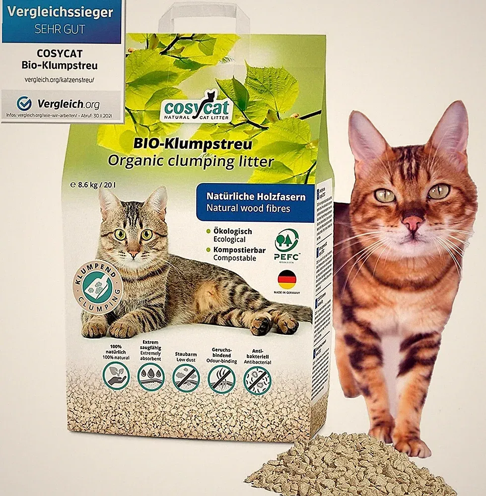 Klumpstreu für Katzen