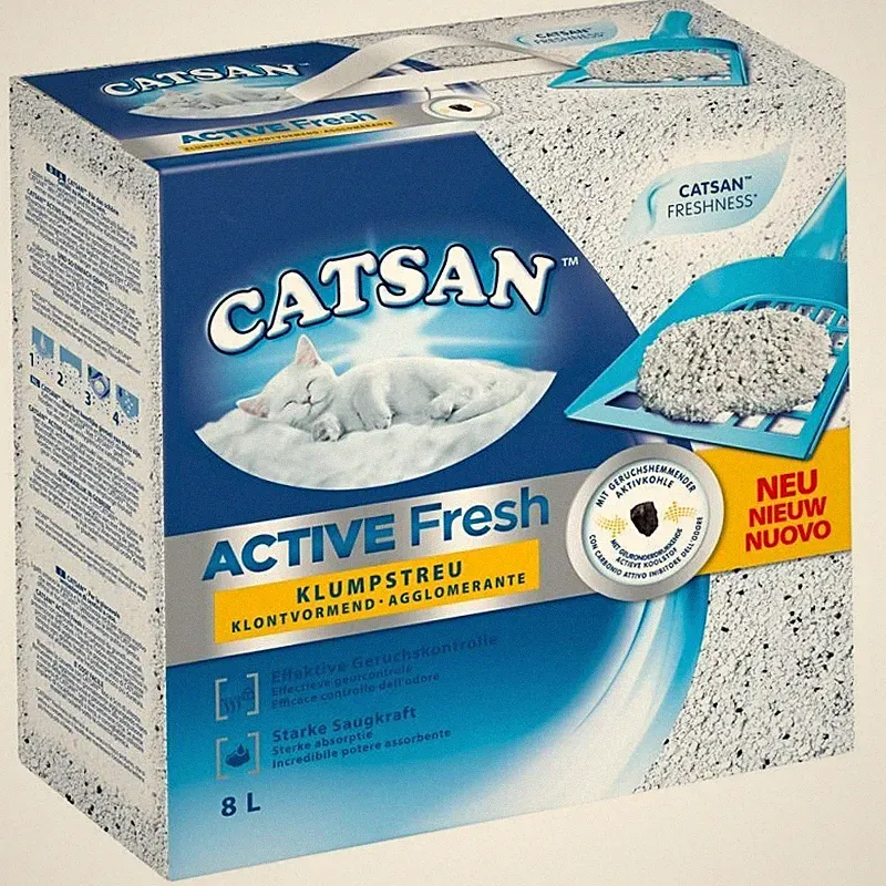 24l Catsan Active Fresh Klumpendes Katzenstreu 24 Liter