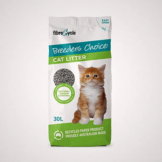 25L Breeder Celect Katzenstreu saugfähig Recyclingpapier Pellets biologisch abbaubar
