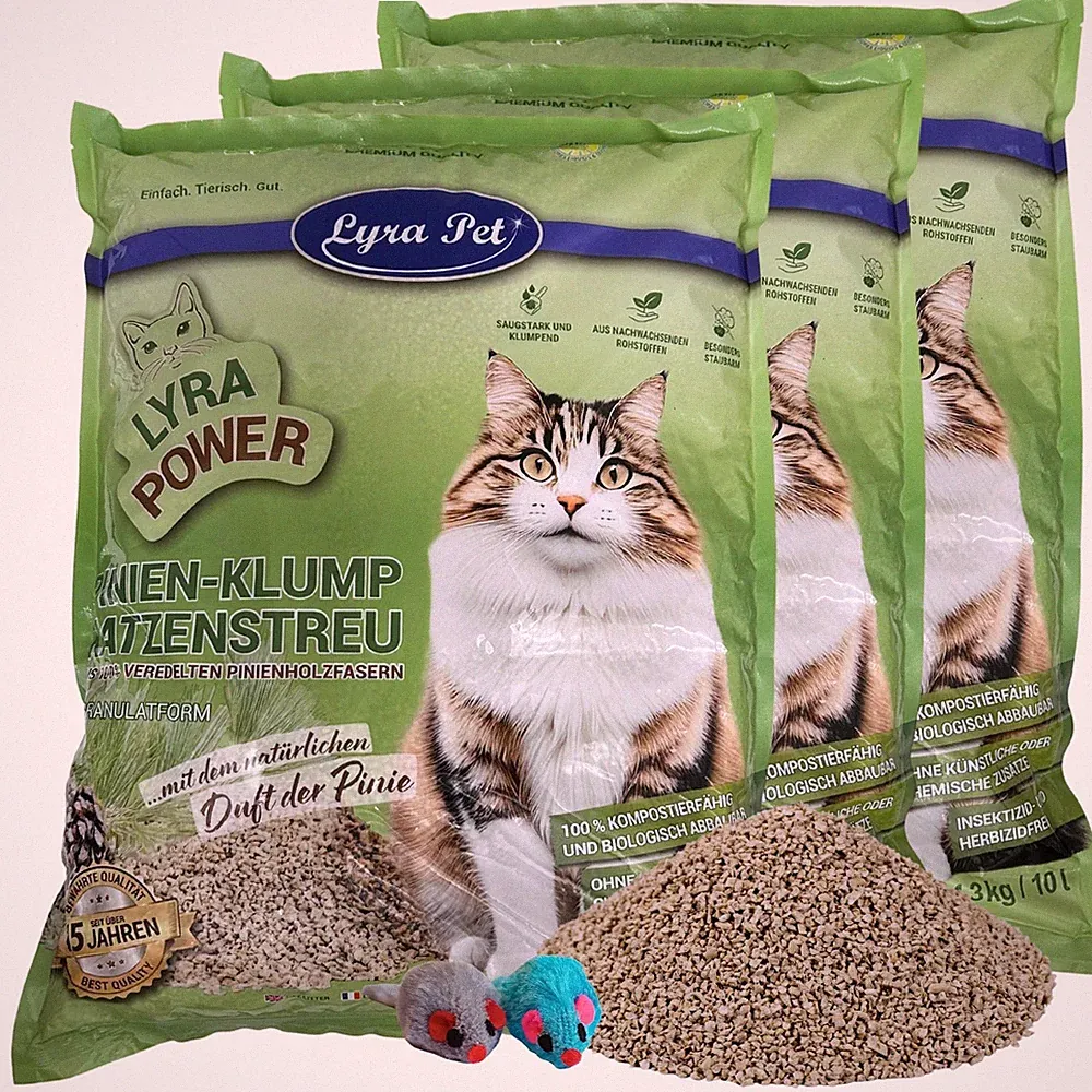 lyra pet katzenstreu pinie