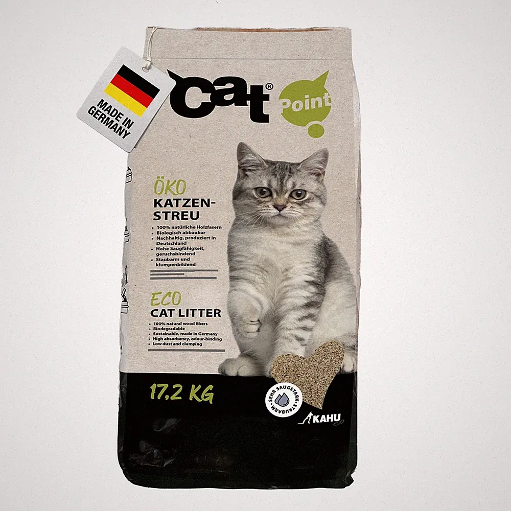 40L Naturprodukt Katzenstreu Klumpend Klumpstreu Premium Streu Naturklumpstreu