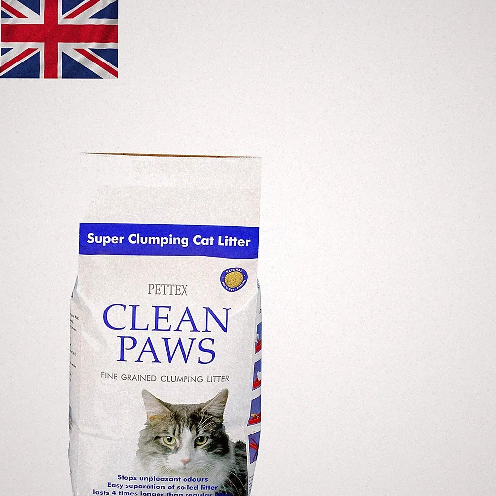5 kg Clean Paws Katzenstreu - feines Granulat & super Verklumpung zur einfachen Reinigung