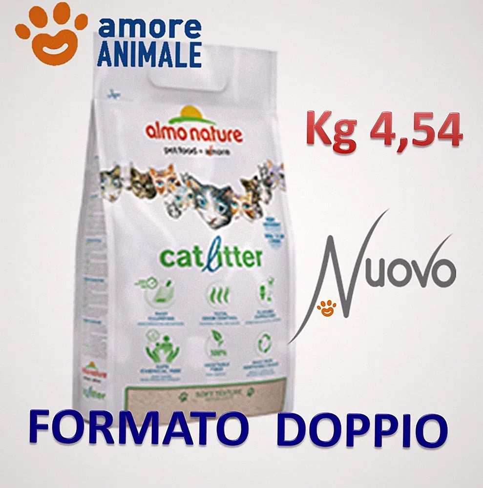 Almo Nature Katzenstreu - Katzenstreu 4,54 Kg - Ökologisch Entsorgbar Im WC