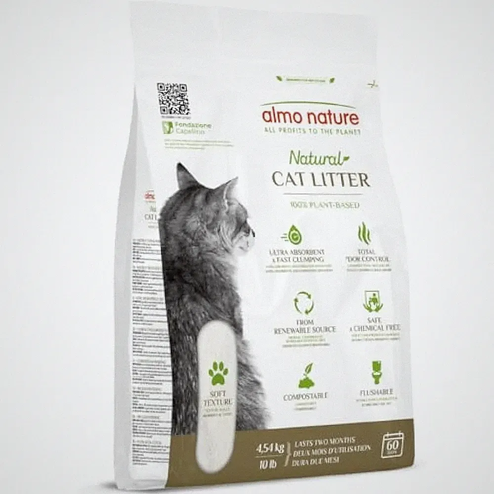 almo nature Katzenstreu - weiche Textur | 100% natürlich, pflanzlich