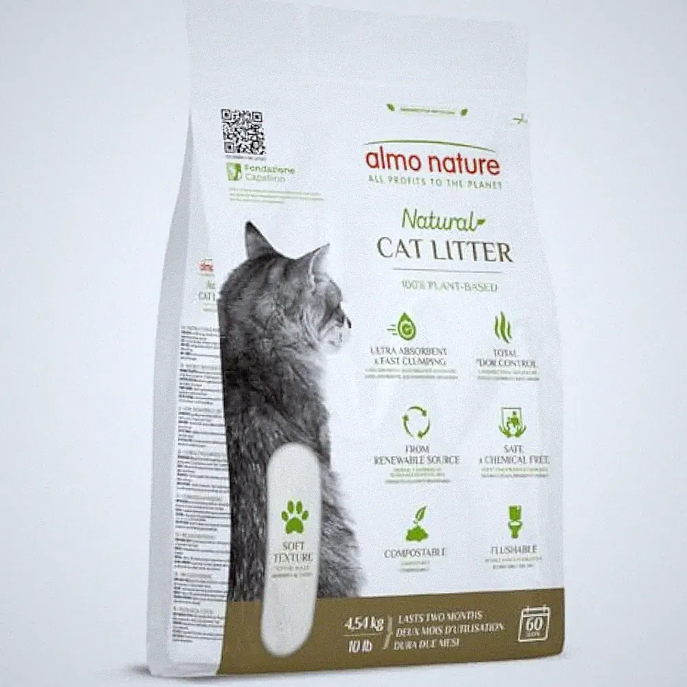 almo nature Katzenstreu - weiche Textur | 100% natürlich, pflanzlich
