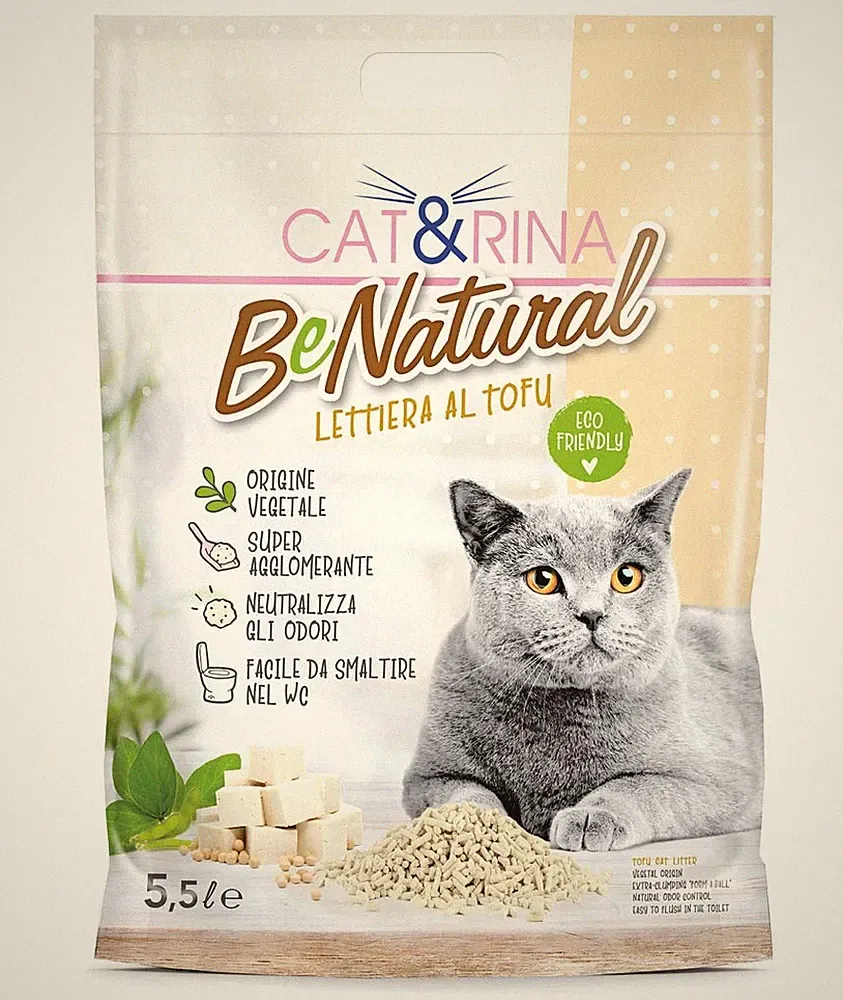 BeNatural Tofu Katzenstreu 5,5 Liter Cat&rina