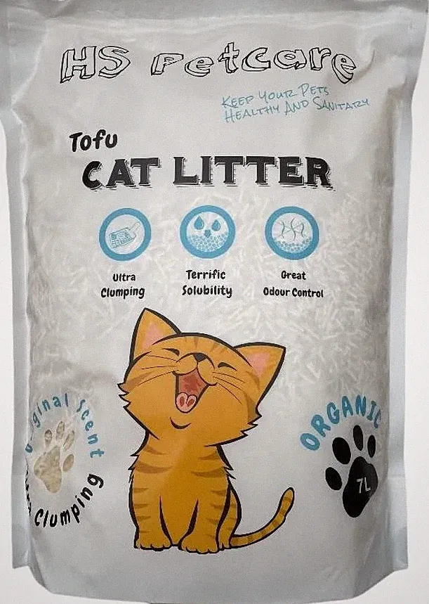 Bio Tofu Mais Katzenstreu, 7L Ultra Klumpend zur Geruchskontrolle