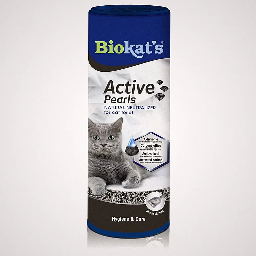 Biokat's Active Pearls Streuzusatz Aktivkohle Geruchsbindung Katzenstreu 700ml