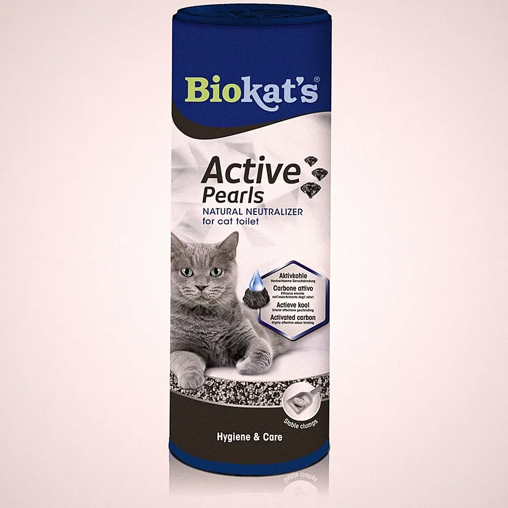 Biokat's Active Pearls Streuzusatz Aktivkohle Geruchsbindung Katzenstreu 700ml