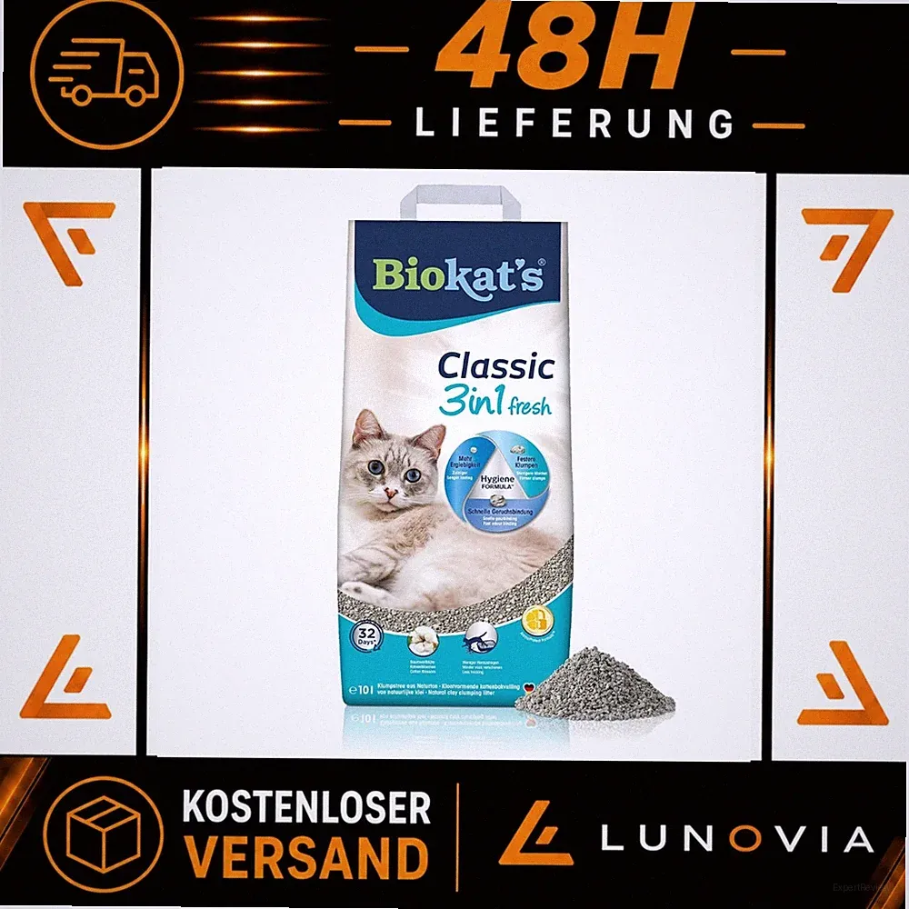 Biokat's Classic fresh 3in1 Katzenstreu - Klumpstreu mit Cotton Blossom-Duft
