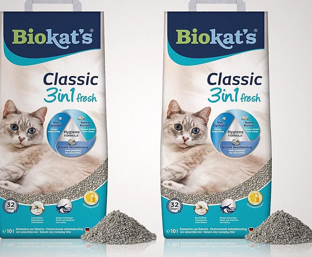 Biokat's Classic Fresh 3in1 Katzenstreu mit Cotton Blossom