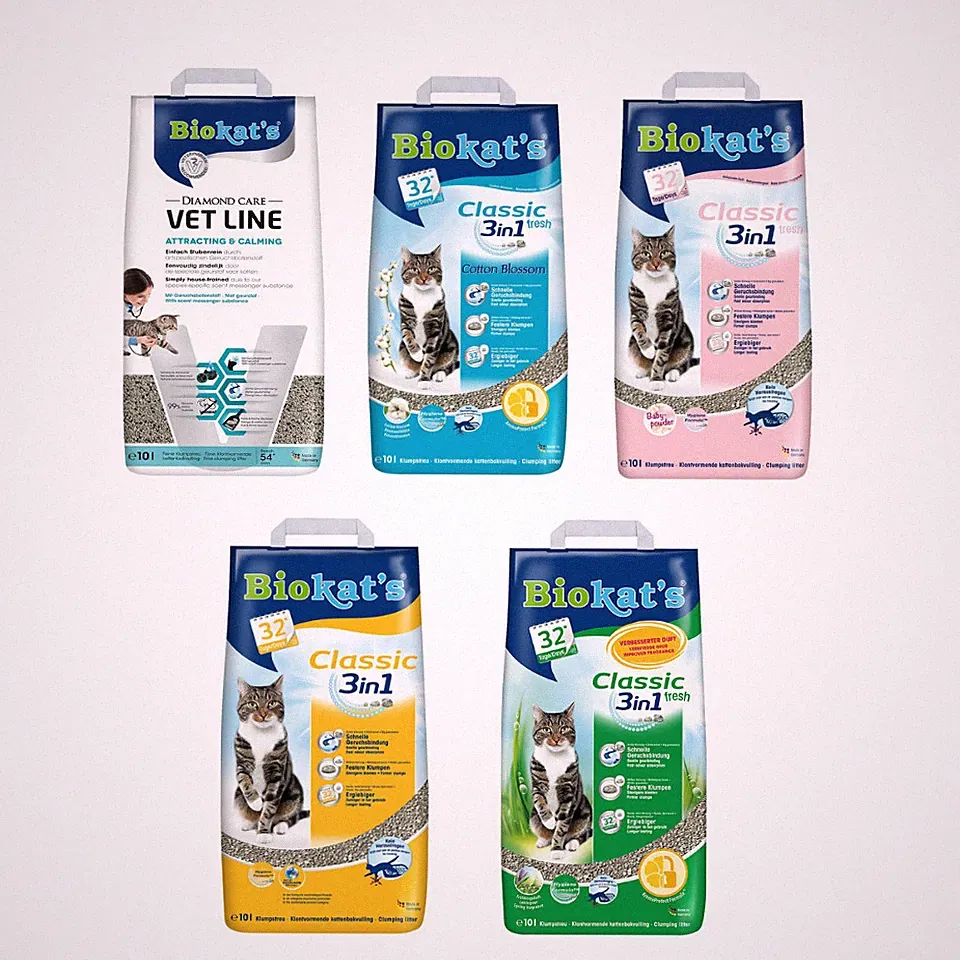 BIOKAT'S Katzenstreu verschiedene Düfte 10L