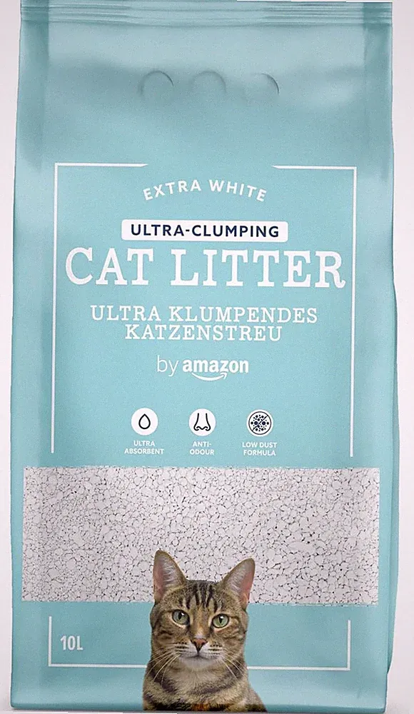By Amazon Weißes Ultra-Klumpstreu Für Katzen 10L