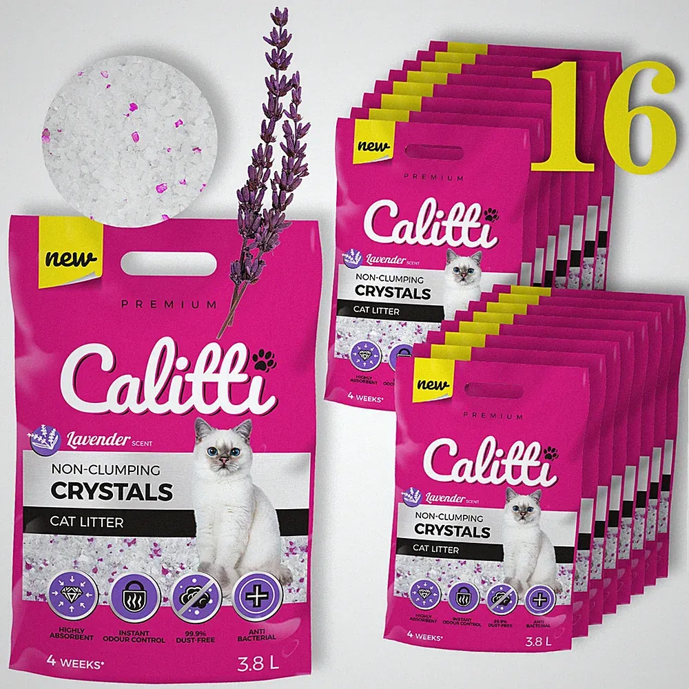 calitti - silikat katzenstreu lavender
