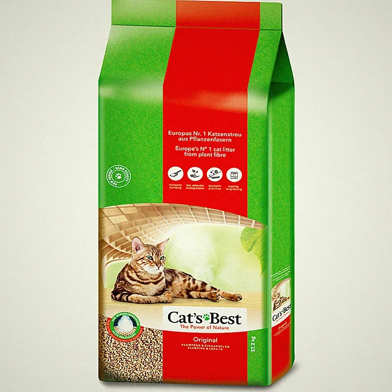 CAT'S BEST ORIGINAL Katzenstreu 17,2kg ex Öko Plus 40L Liter für Katzenklo