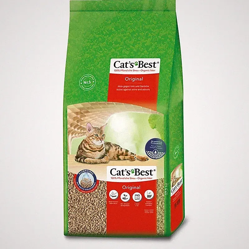 Cat's Best Original Katzenstreu 40L (17,2kg) Klumpstreu Geruchsbindung