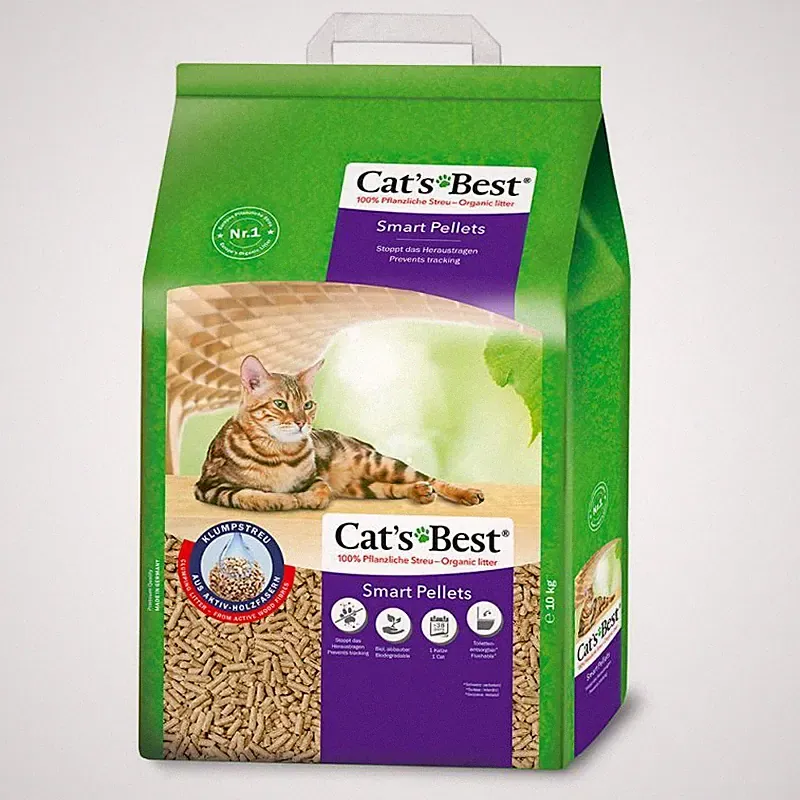 Cat's Best Smart Pellets 20L Klumpstreu aus Holzfasern für Katzen