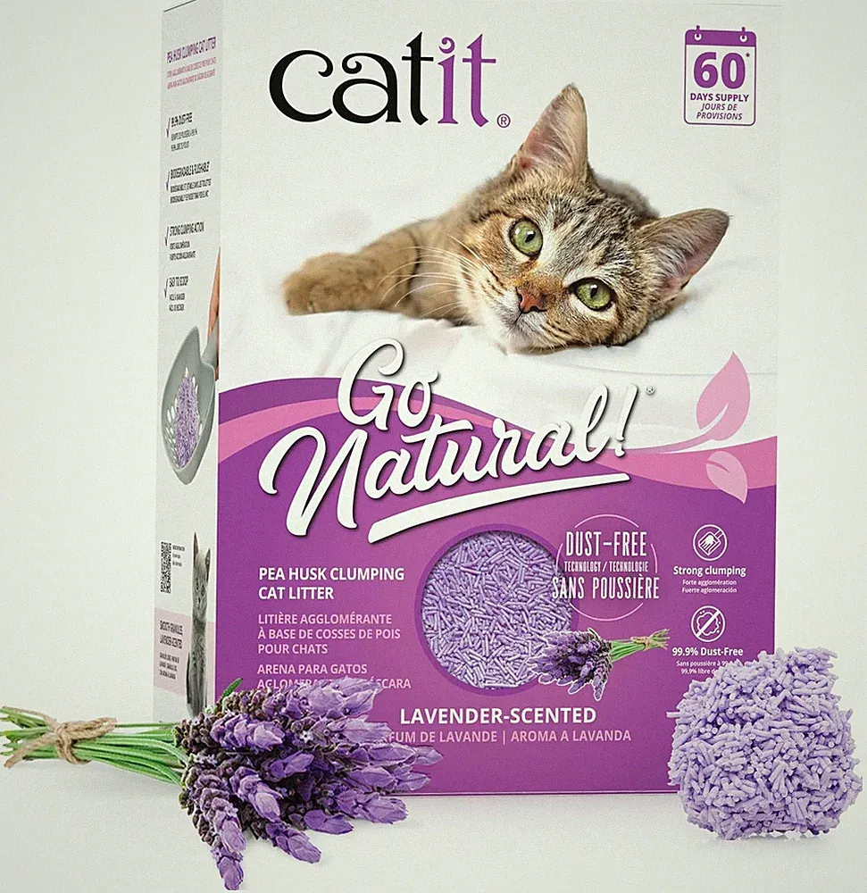 Lavendel Katzenstreu