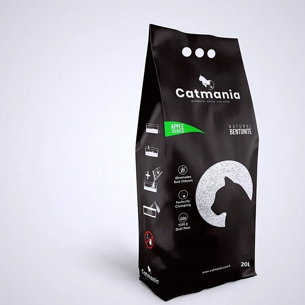 Catmania Bentonit-Katzenstreu klumpend 20 l, Apfel