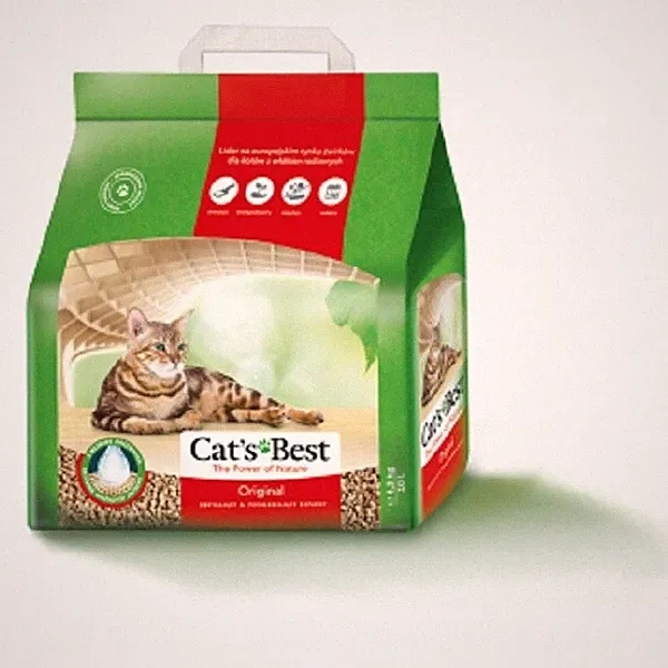 Cats Best Original 20 L - 8,6 kg klumpendes Katzenstreu aus Pflanzenfasern