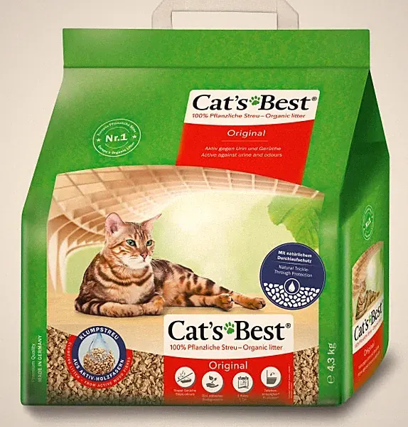 Cats Best Original Katzenstreu pflanzlich 10 L Katzenstreu