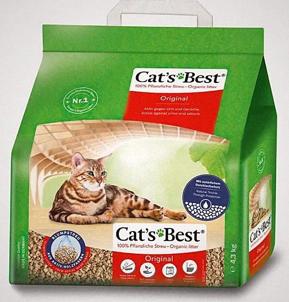 Cats Best Original Katzenstreu pflanzlich 10 L Katzenstreu