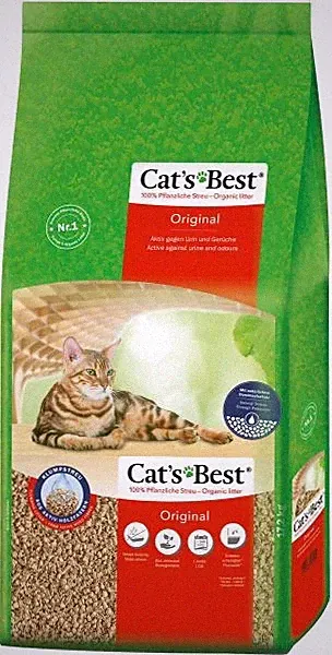 Cats Best Original Katzenstreu pflanzlich 40 L Katzenstreu