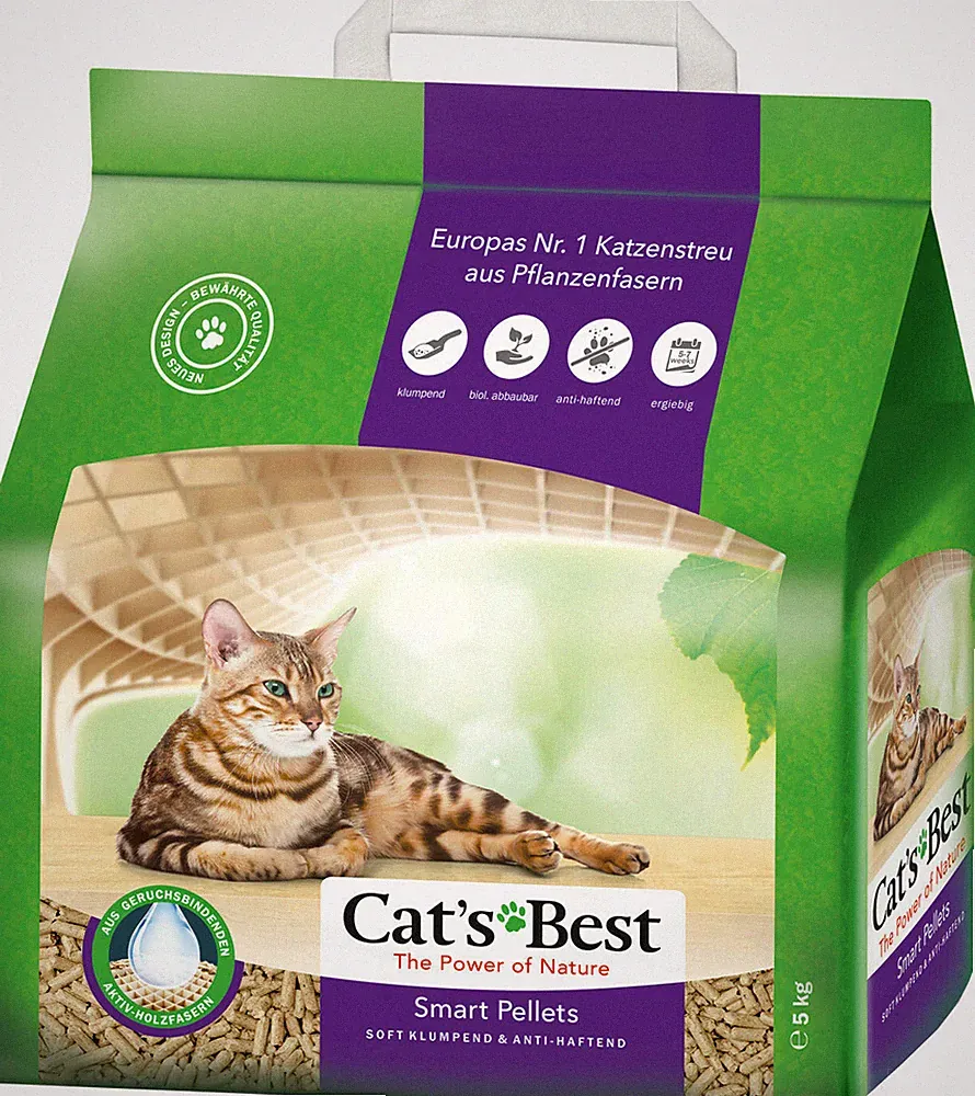 Cats Best Smart Pellet 5Kg 10L Nature Gold Klumpendes Katzenstreu