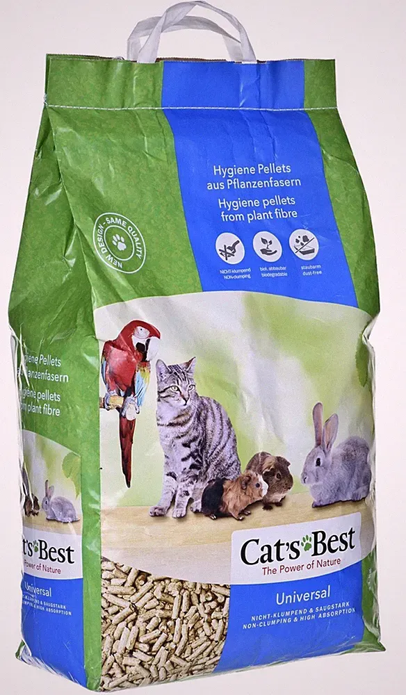 Cats Best Universal Katzenstreu 10L. Oko Pellets für Katzen Kaninchen Hamster