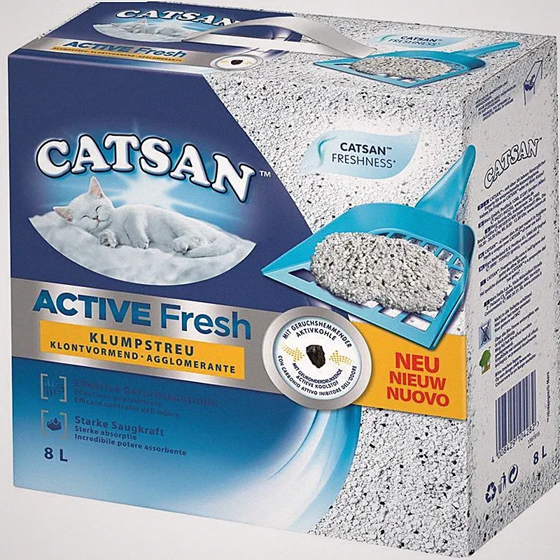 Catsan Active Fresh Klumpstreu | 8 Liter klumpenbildend