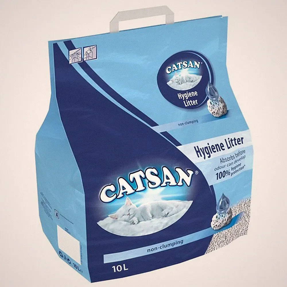 Catsan Hygiene Klumpfreie Tonerde Katzenstreu 10 Liter