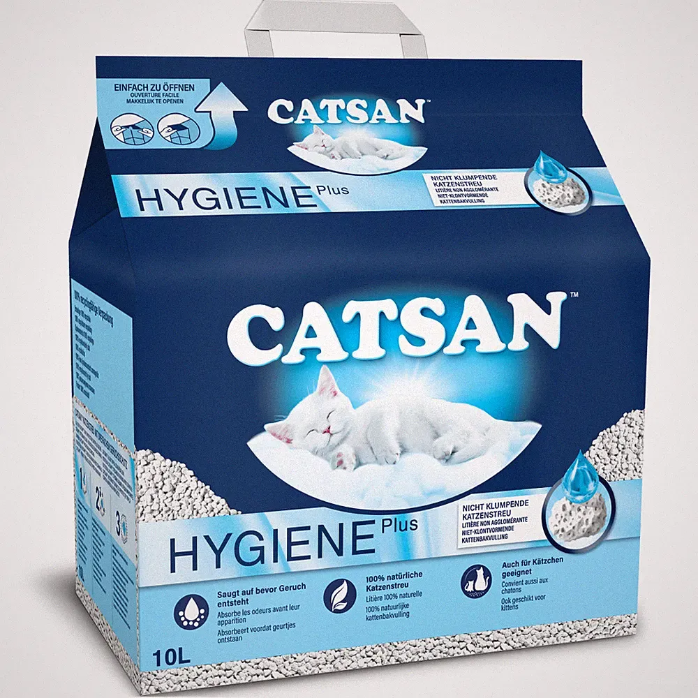 Catsan Hygiene Plus 10l Natürliches Klumpstreu Für Katzen