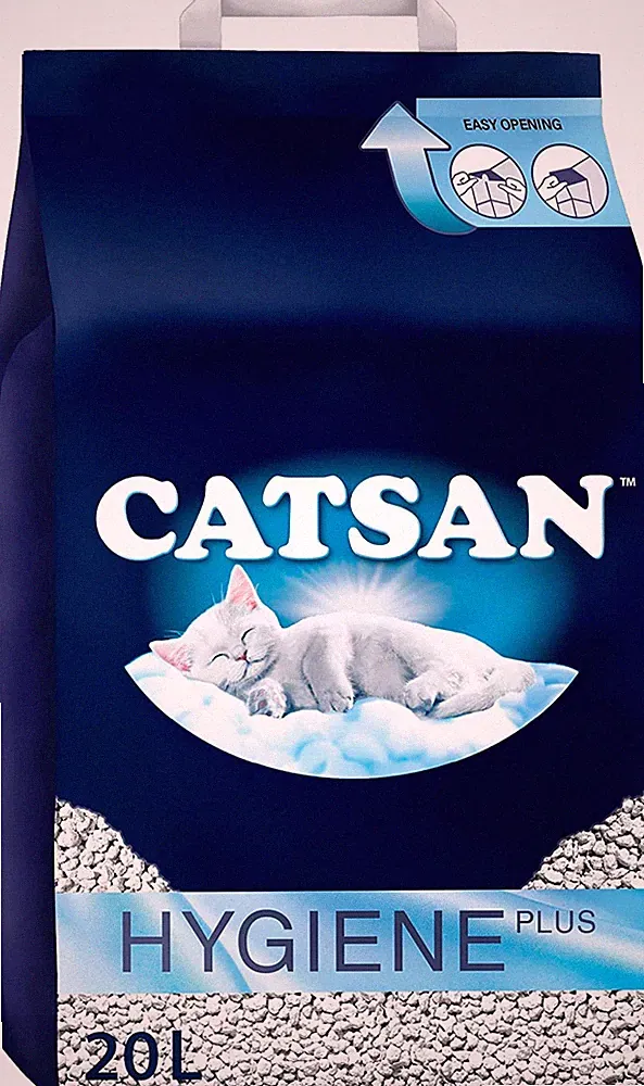 Catsan Hygiene plus Katzenstreu weiß, 20L