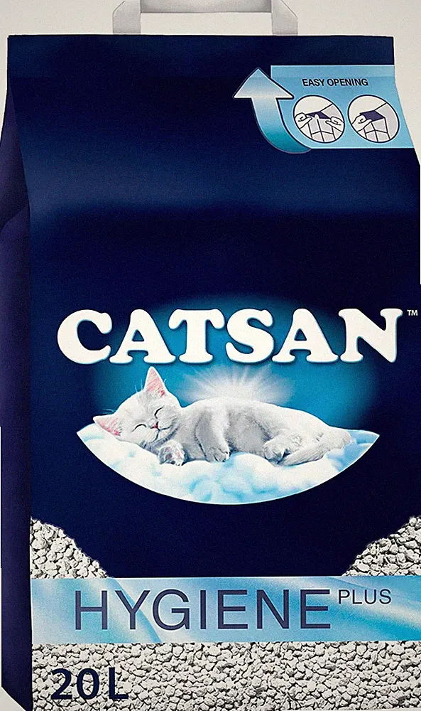 CATSAN - Hygiene Plus klumpfreies Katzenstreu für Erwachsene - 20L - LIEFERUNG AM NÄCHSTEN TAG