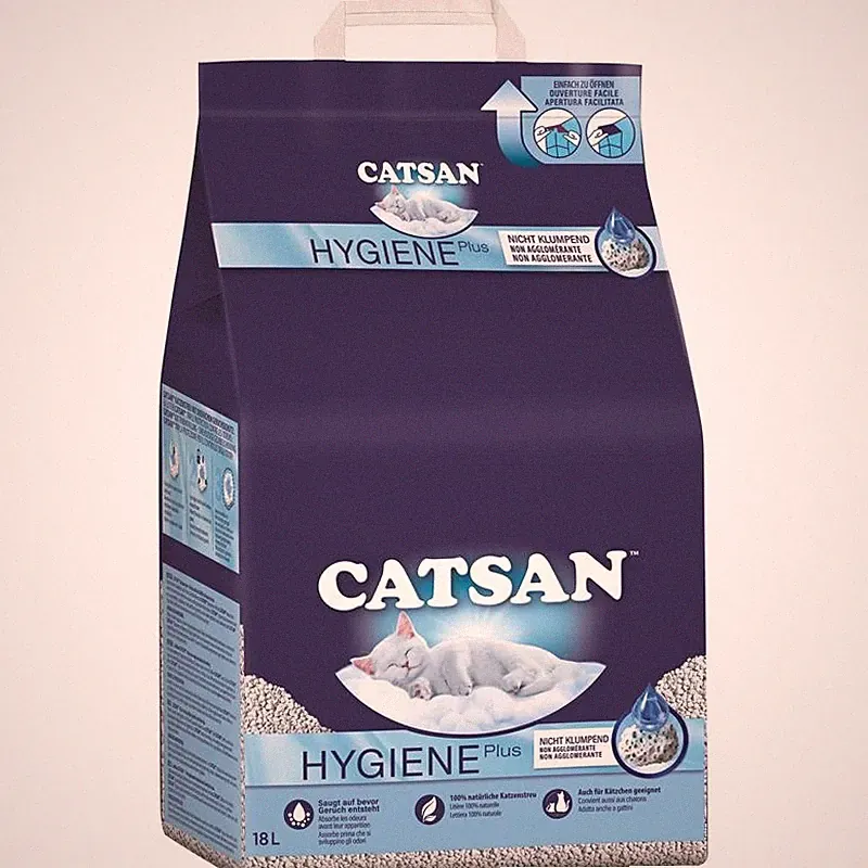 Catsan Hygiene Plus Streu 18l