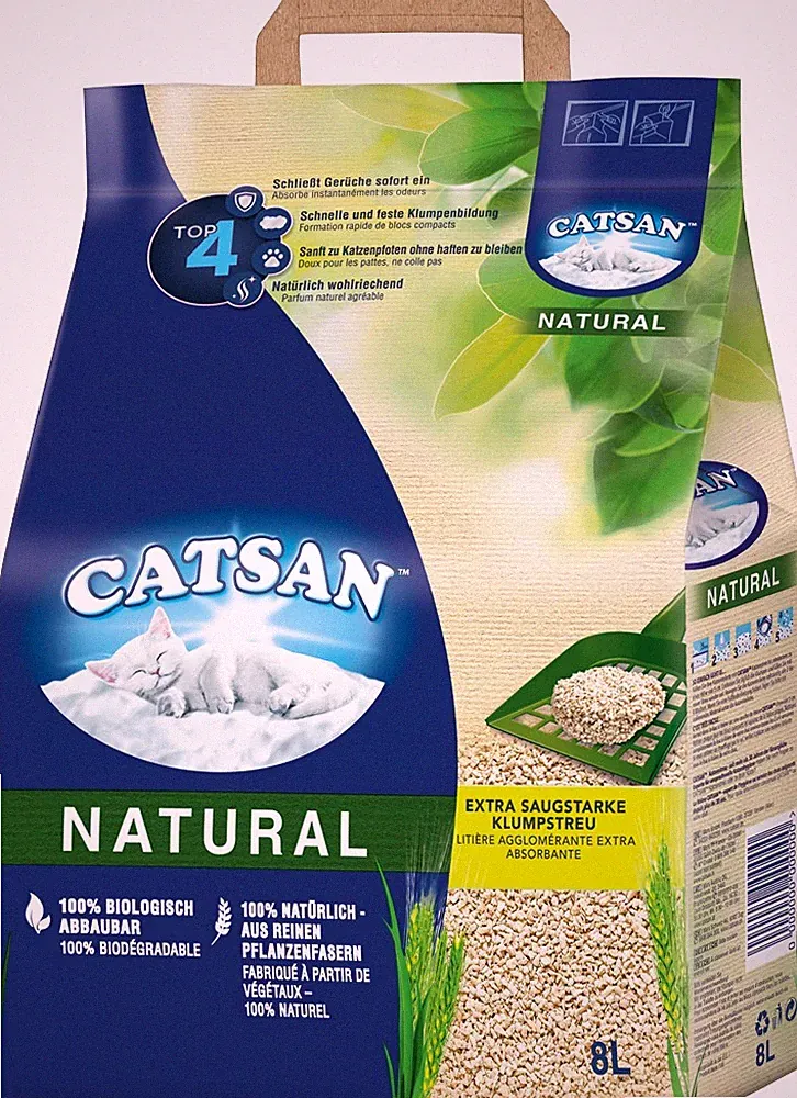 CATSAN® Natural Katzenstreu Klumpstreu 8l