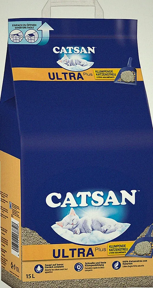 CATSAN ULTRA Klumpstreu für Katzen 15 Liter