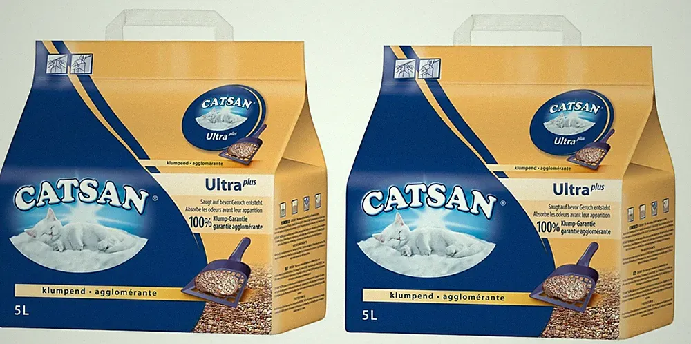 CATSAN® Ultra Plus Katzenstreu Klumpstreu 2 x 5l
