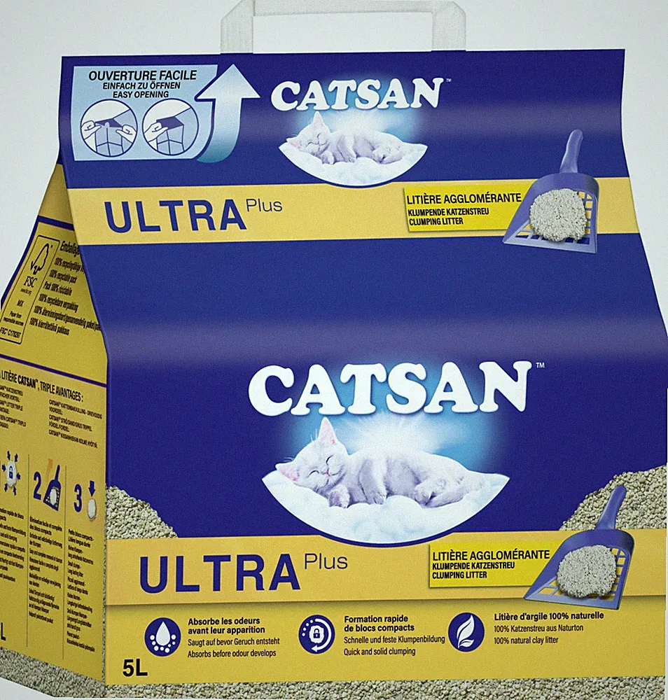 CATSAN® Ultra Plus Katzenstreu Klumpstreu 5l