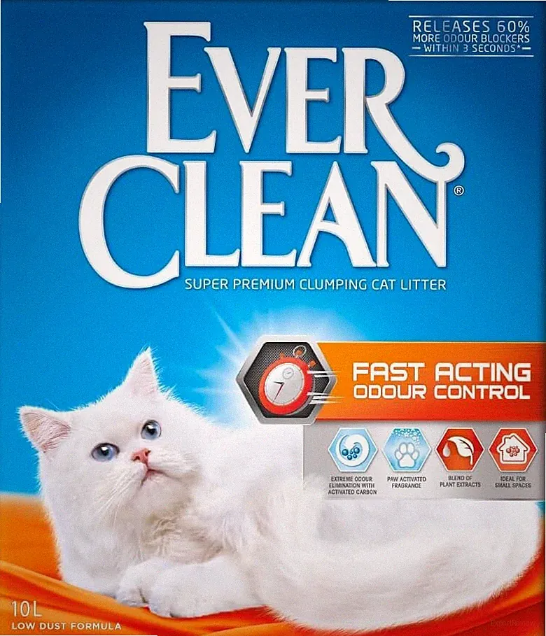 Ever Clean Clumping schnell wirkendes duftendes Katzenstreu mit Geruchskontrolle, 10 Liter