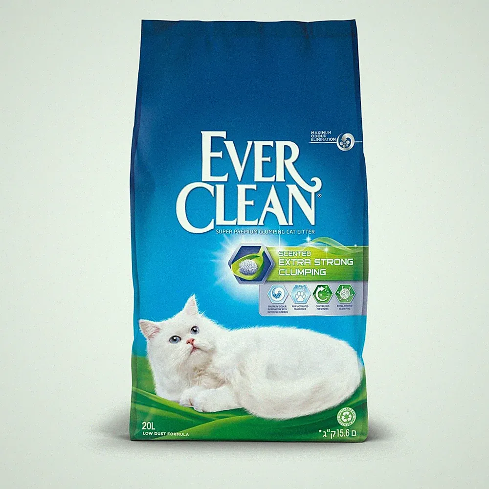 Ever Clean Extra Hygiene Fresh Scent klumpendes Katzenstreu, 20L Premium Formel