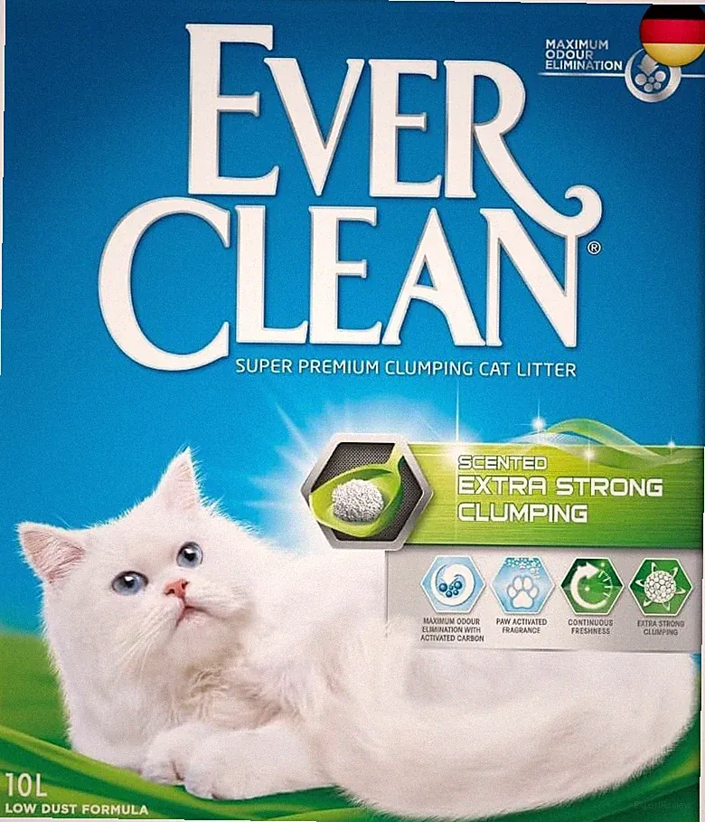 Ever Clean Extrastarkes klumpendes Katzenstreu, 10 Liter, mit Duftstoffen