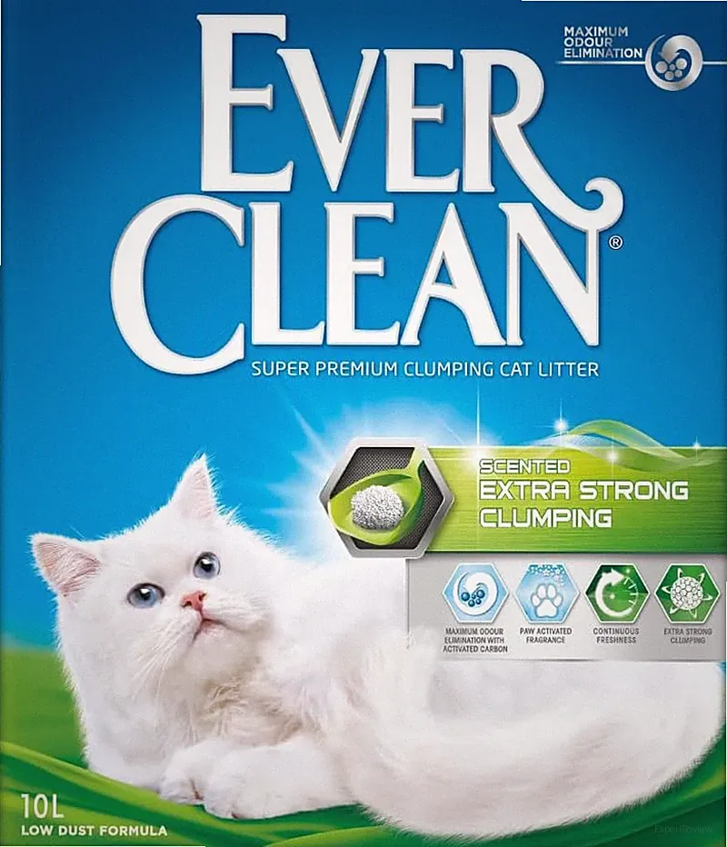 Ever Clean Extrastarkes Klumpendes Katzenstreu, 10 Liter, Mit Duftstoffen, Extra