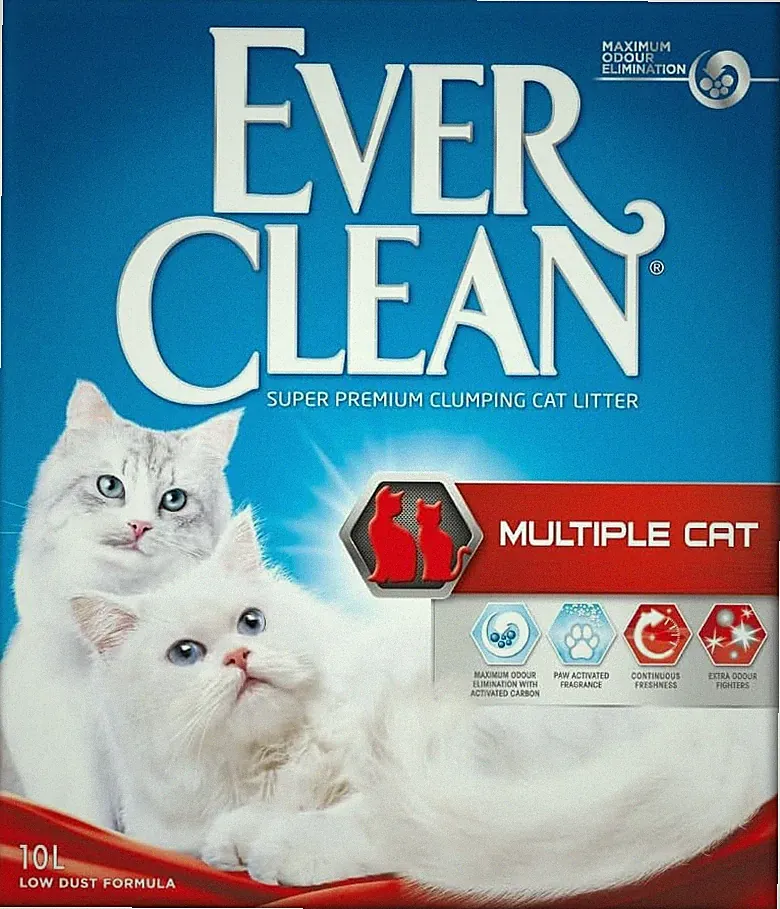 Ever Clean Katzenstreu mehrere Katzen duftend für lang anhaltende Frische 10L