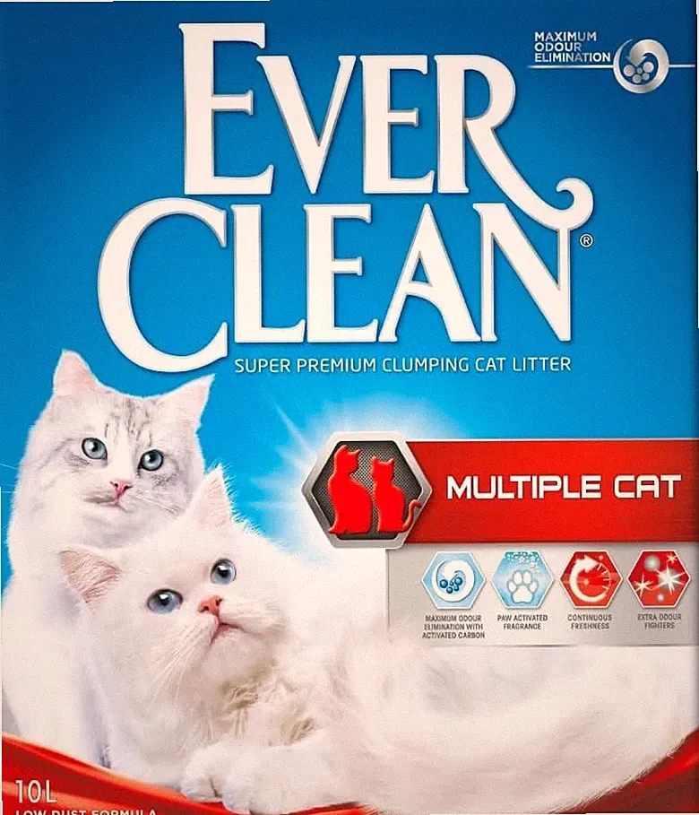 Ever Clean Katzenstreu Multiple Cat, Einheitsgröße, EEVC017 (10 l)