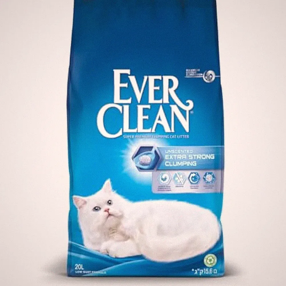 Ever Clean klumpendes Katzenstreu, extra stark unparfümiert 20L