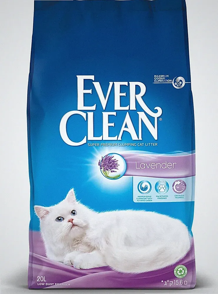 Ever Clean Lavender Klumpendes Katzenstreu 20L